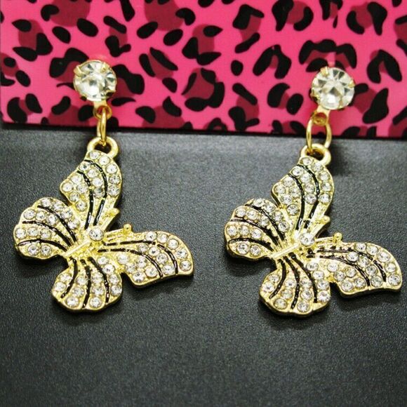 NWT BJ Butterfly Earrings  - Picture 1 of 2